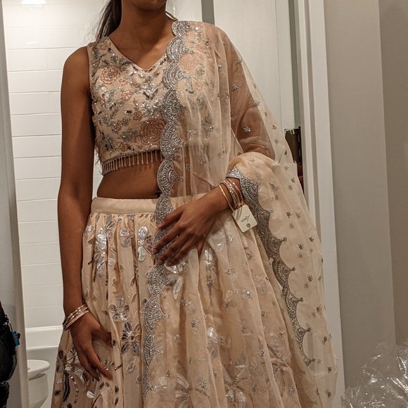 Peach Indian Lehnga - Picture 3 of 3